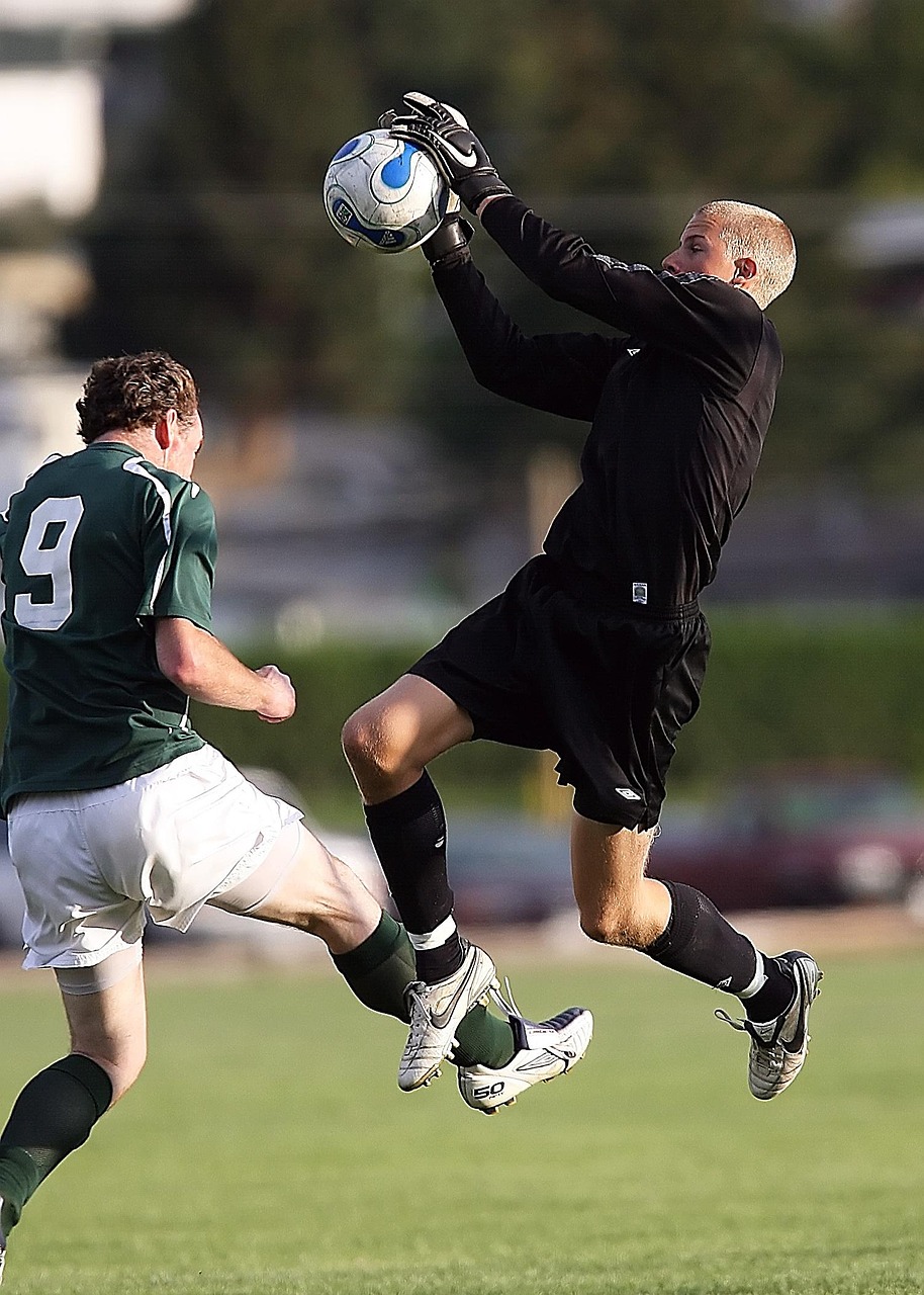 g4b825e4d94cce997b144321974cc4dc8aa998da64147fb3f16423c8e07c049d105baab2d14211c6e9998a34c63a50975ea9e72a188265fb866542a31d513def0_1280-1501695 soccer, game, sport, football, ball, field, grass, activity, competition, football game, active, outdoors, playing, action, soccer ball, goalie, goal tender, goal keeper, keeper, save, stop, foot, nature, attacker